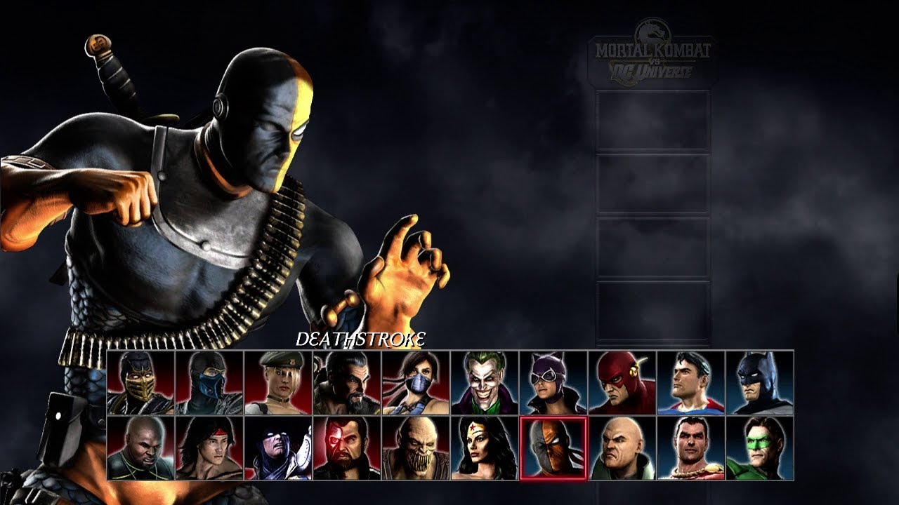 Mortal Kombat vs D.C (360) walkthrough - Deathstroke