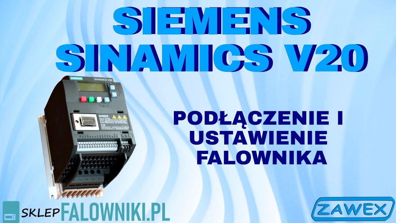 Falownik Siemens Sinamics V20 -- ustawienie - www.sklepfalowniki.pl