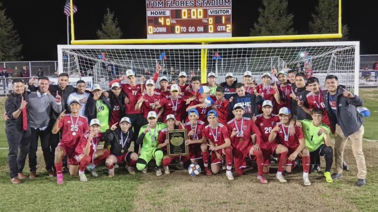 Sanger boys soccer team wins D2 Regional State Championship