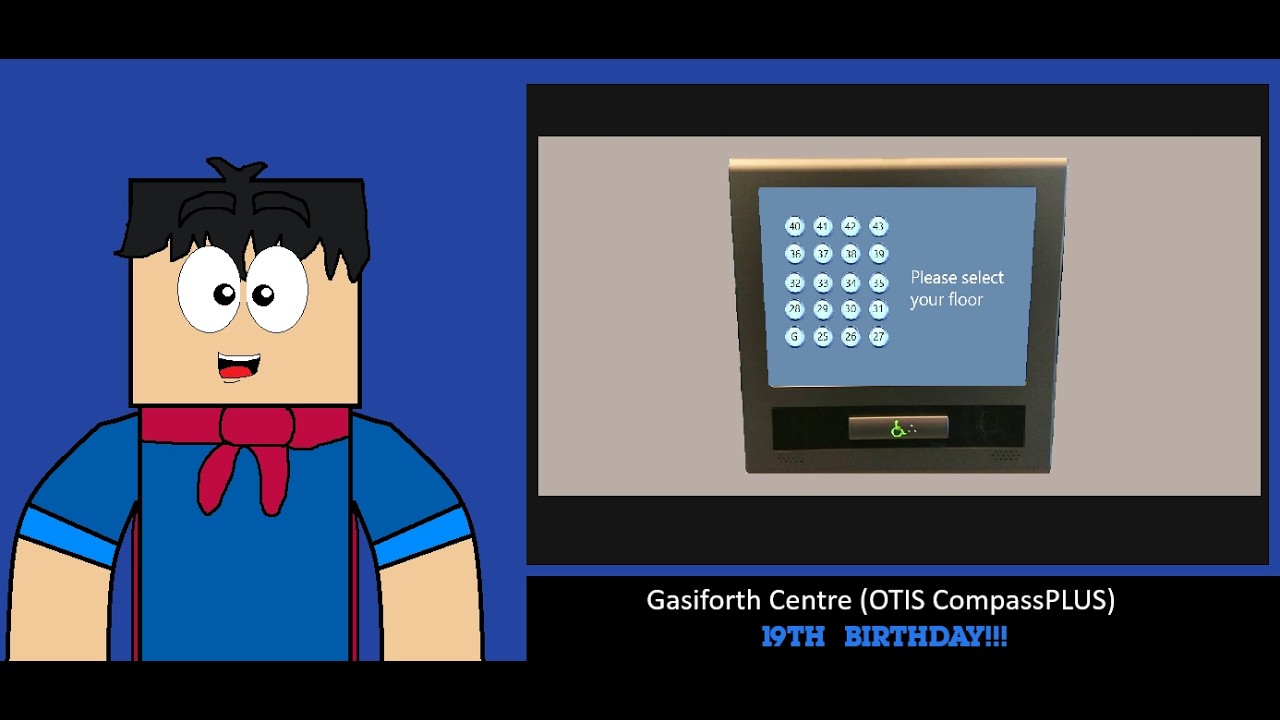 19th Birthday! Animated: OTIS CompassPLUS (HR) Traction Elevators, Gasiforth Centre, 🏙️Toronto, ON