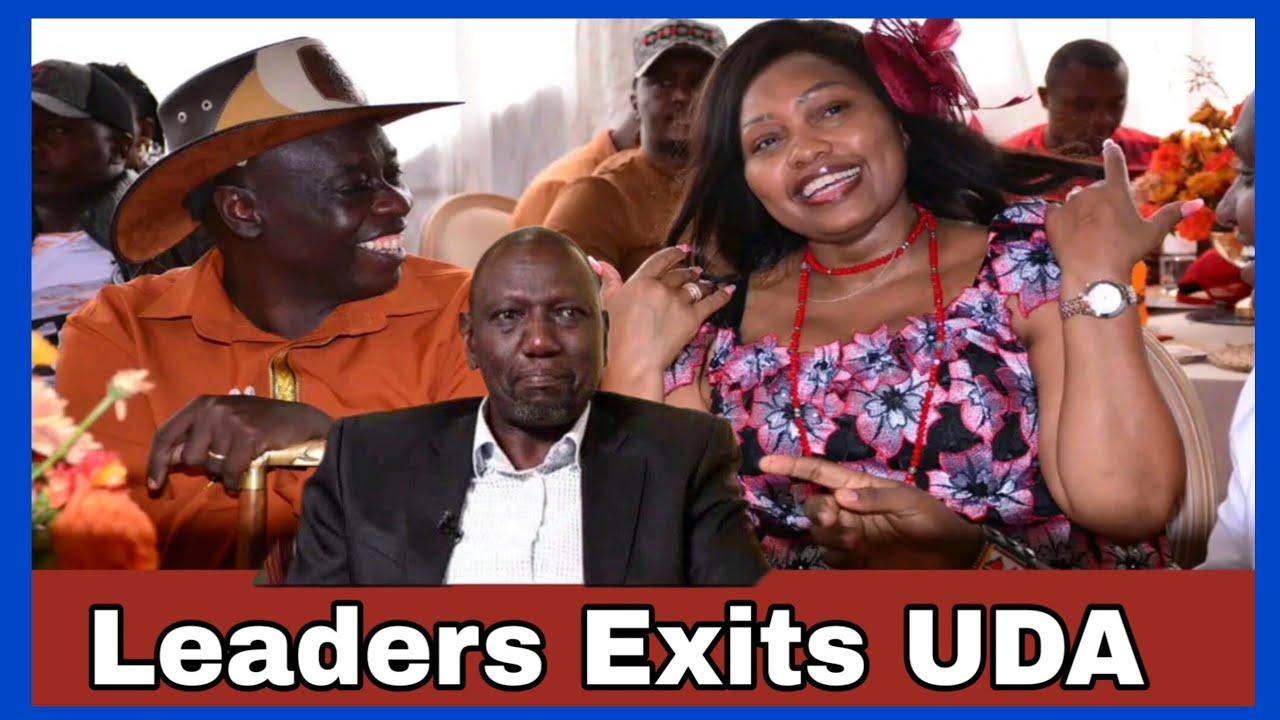 Millicent Omanga leads Mass Exit from Ruto's UDA party joins Gachagua DCP & Jubilee Camp;End of ruto