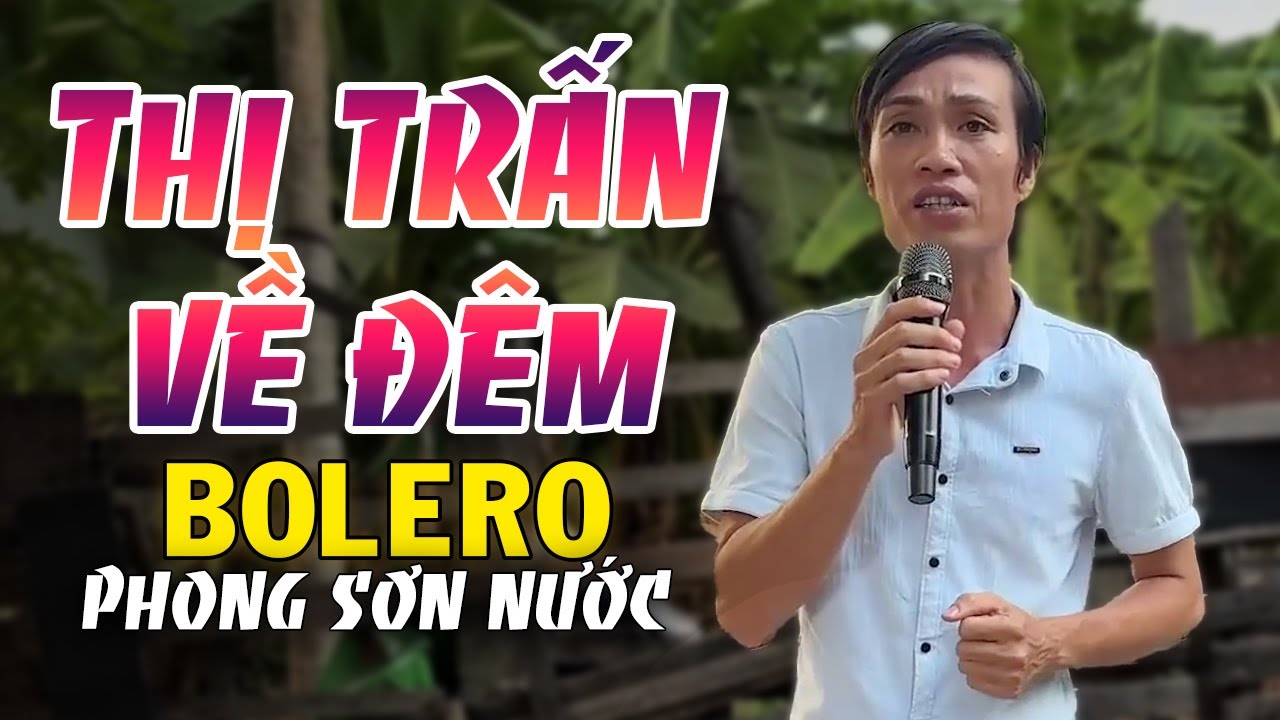 Giọng Hát PHONG SƠN NƯỚC Ngọt Ngào Làm Tan Chảy | Liên Khúc Nhạc Đường Phố Thị Trấn Về Đêm