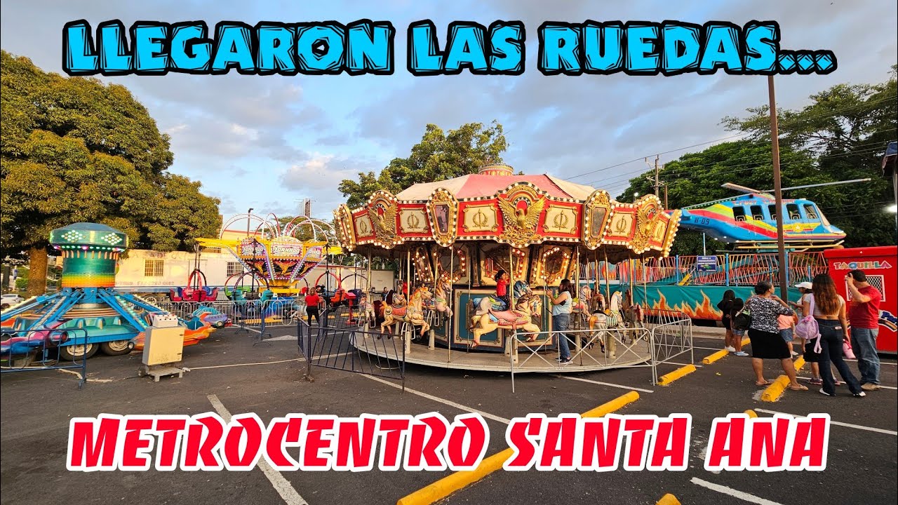 FERIA EN METROCENTRO, JUEGOS MECANICOS EN FIESTAS JULIAS 2025