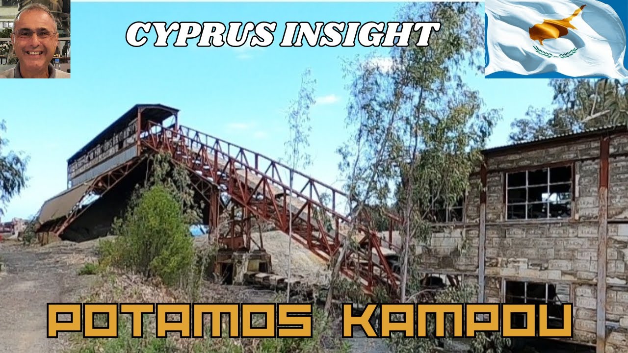 Potamos Kampou, Cyprus - Abandoned mining works.