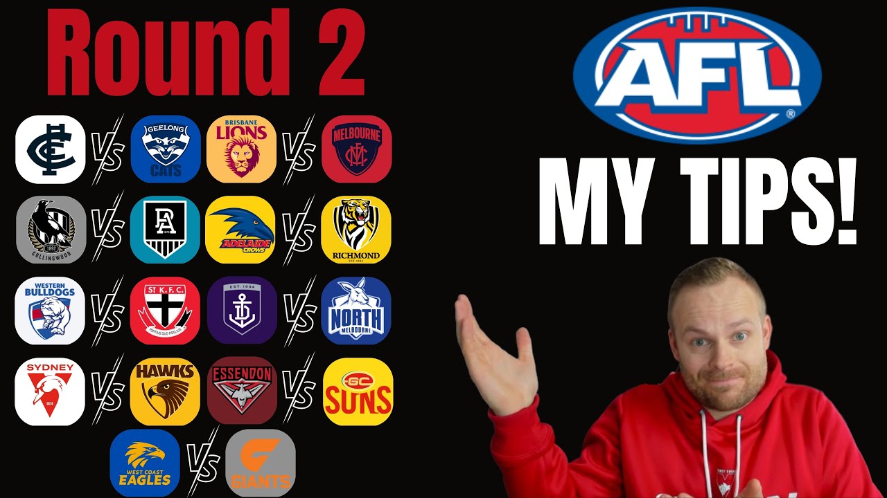 My AFL 2023 Round 2 Tips!