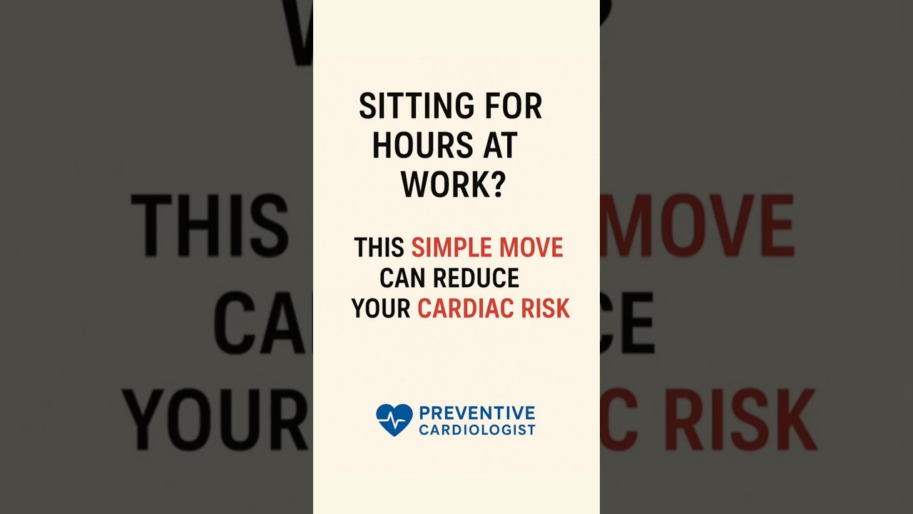 Sitting all day? Try this simple exercise to reduce blood sugar & boost heart health! Soleus Push-up