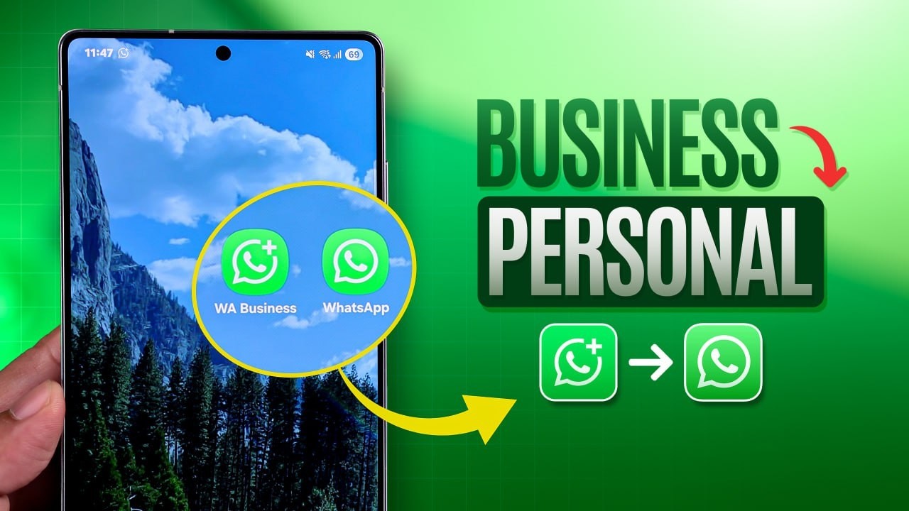 How to Convert WhatsApp Business to Normal WhatsApp! [Transfer]