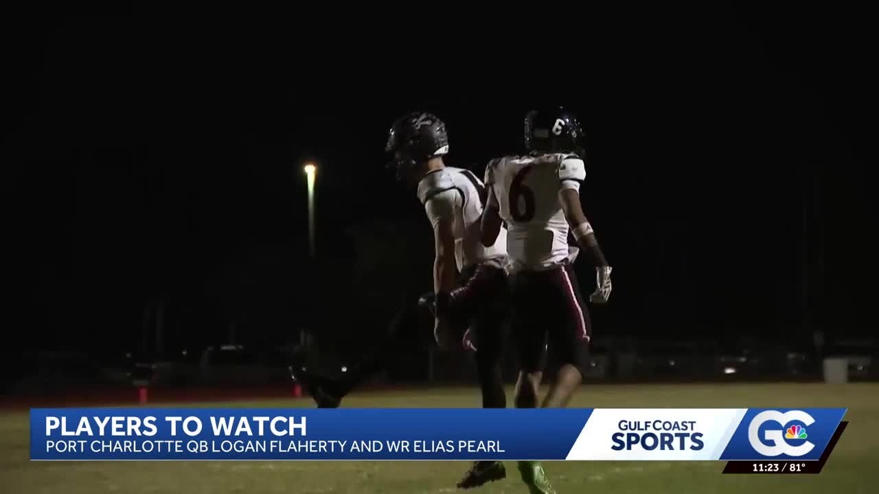 Gulf Coast Gridiron Players to Watch: Port Charlotte QB Logan Flaherty and WR Elias Pearl
