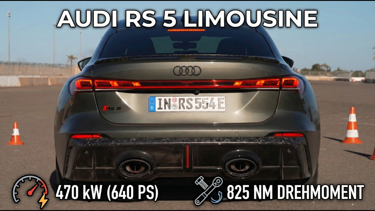 2026 Audi RS 5 Limousine | mit 639 PS auf dem Circuit de Marrakech