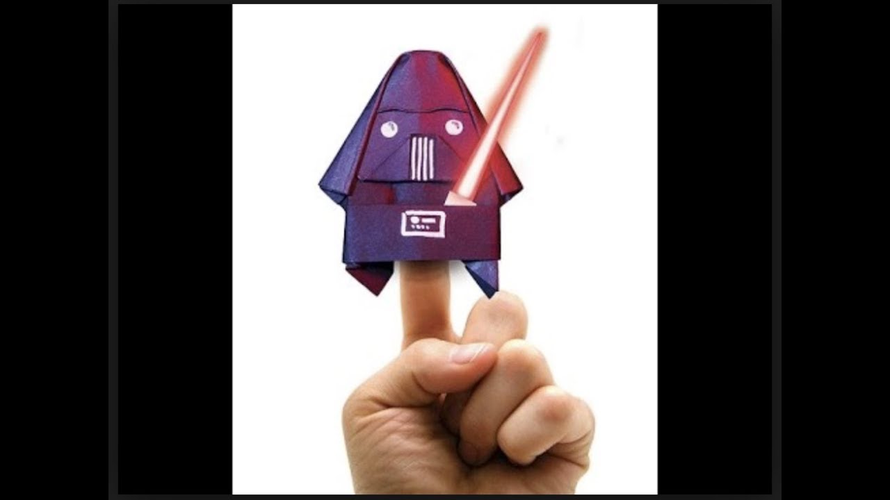 How to fold Darth Paper