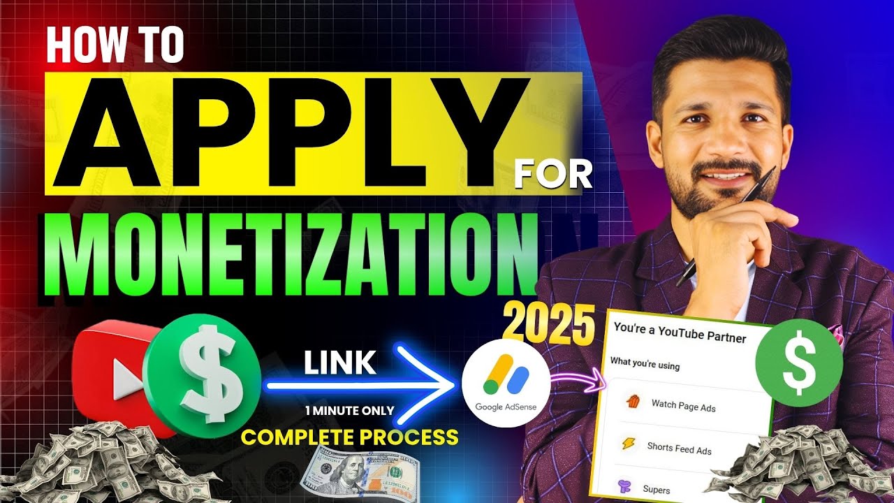 How to Apply For Monetization💲in 2025✅ | YouTube Channel Monetize Kaise Kare 💸💸