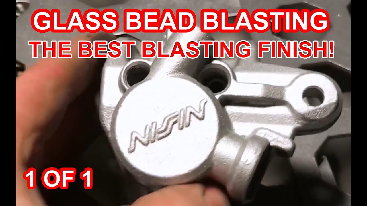 GLASS BEAD BLASTING / POLISHING ALLOY PARTS  / NOT SAND BLASTING