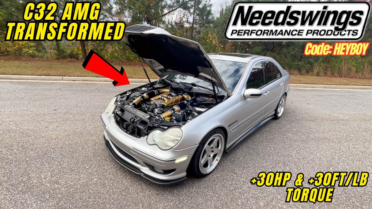 ПРЕДСТАВЛЯЕМ ДВИГАТЕЛЬ C32 AMG! Тюнинг +40 л.с. и установка Needswings