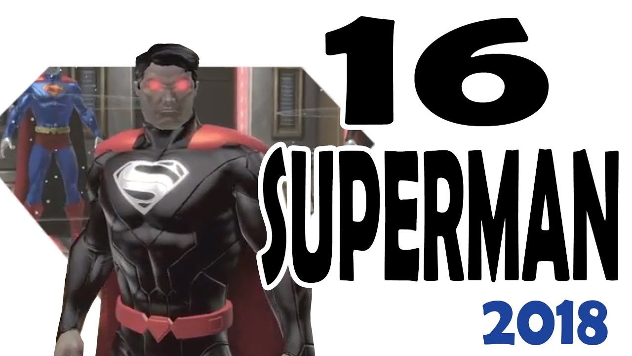 DCUO 16 Superman Costumes
