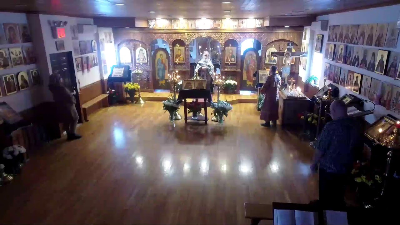 Преп. Василия.Утр. богослужение 6:00Лит. Прежд. Даров 9:30