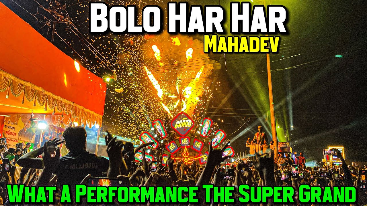 Dj Grand Music Super Mind Blowing Show At- Khordha | 4K HDR Video 