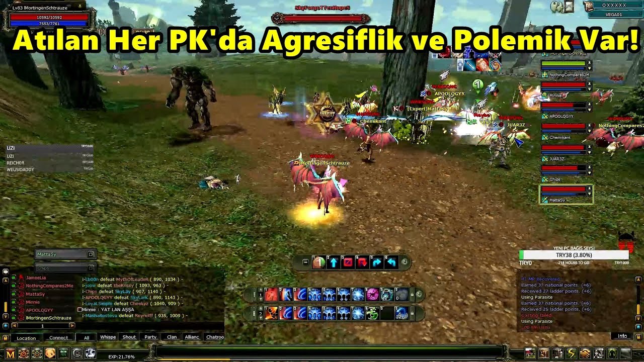 Atılan Her PK'da Agresiflik ve Polemik Var! | Knight Online