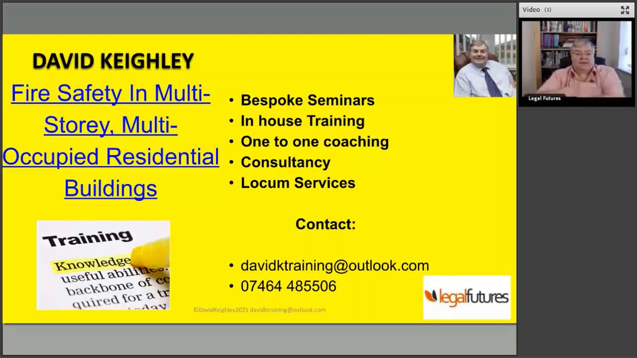 Webinar preview: Fire Safety in Multi Storey Multi Occupied Residential Buildings
