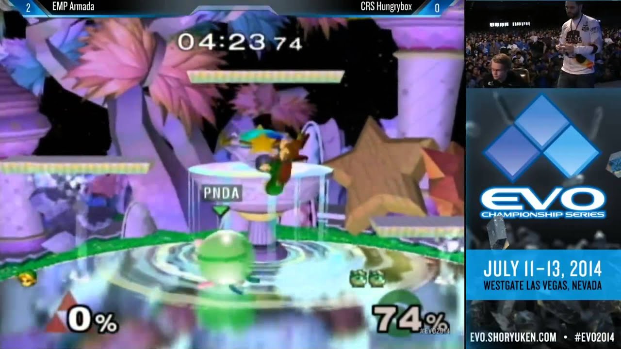 EVO 2014 - Super Smash Bros Melee - Armada (Young Link) vs Hungrybox (Jigglypuff)
