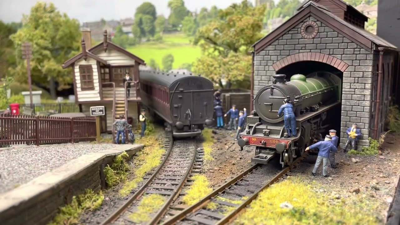Welcome to the 1940s oo gauge layout village!