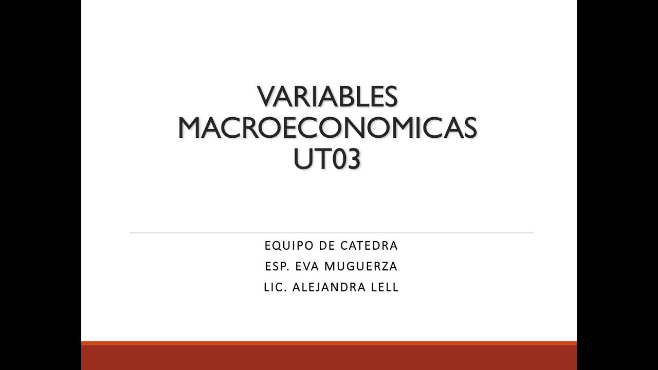Variables Macro #3