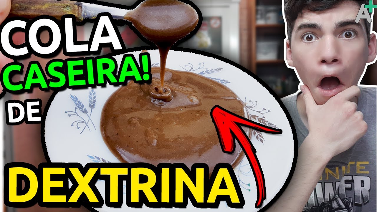 Como fazer  COLA CASEIRA de DEXTRINA! (aguentou DEZ QUILOS)