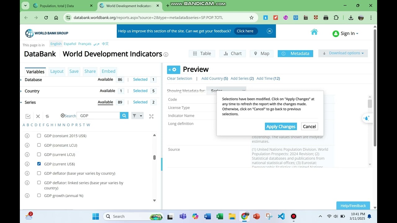 Hướng dẫn chi tiết cách tìm số liệu trên World Bank| How to find data on World Bank