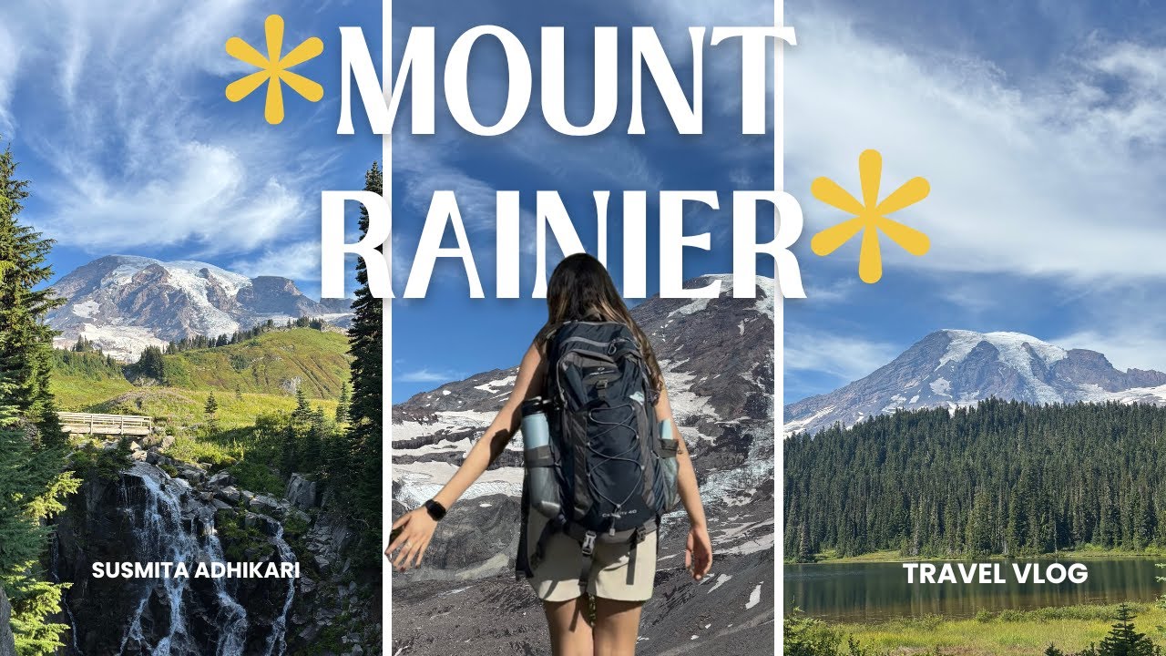 America ma Nepali Vibe | MOUNT RAINIER VLOG | International Student🇳🇵 🇺🇸