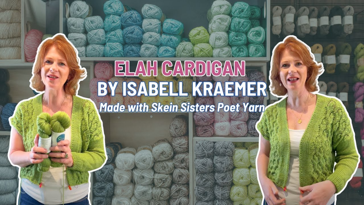 Fast & Fun Knit: Elah Cardigan by Isabell Kraemer | Made with Skein Sisters Poet yarn