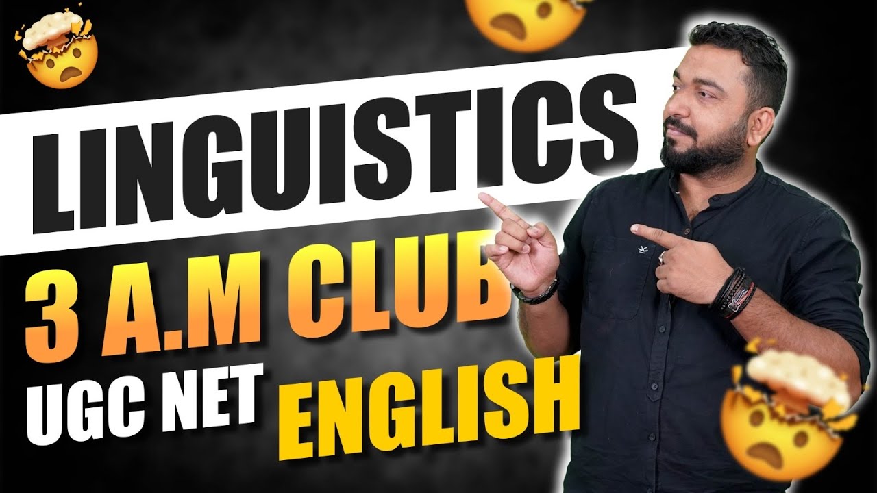3AM Club ! UNIT- Linguistics ! Topic - Theory Of Language Origin ! Vineet Pandey Sir