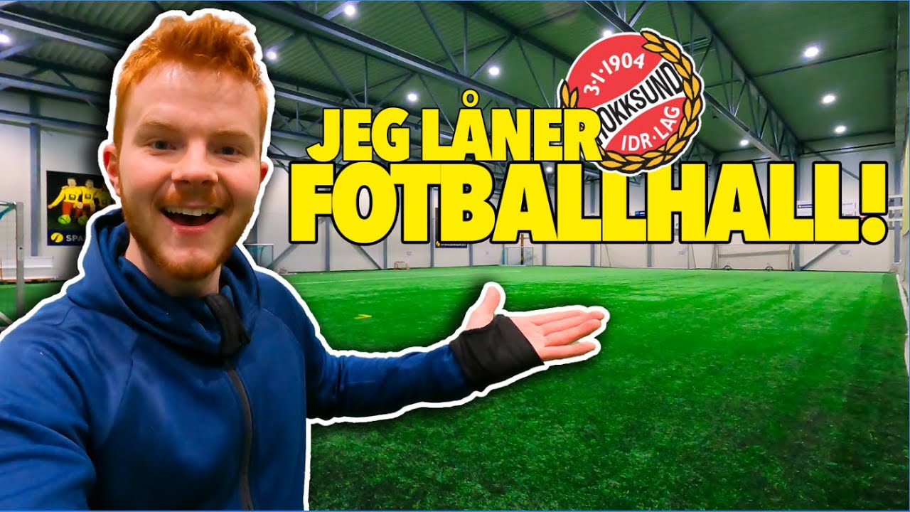 JEG FIKK L&Aring;NE EN FOTBALLHALL!🤩⚽️