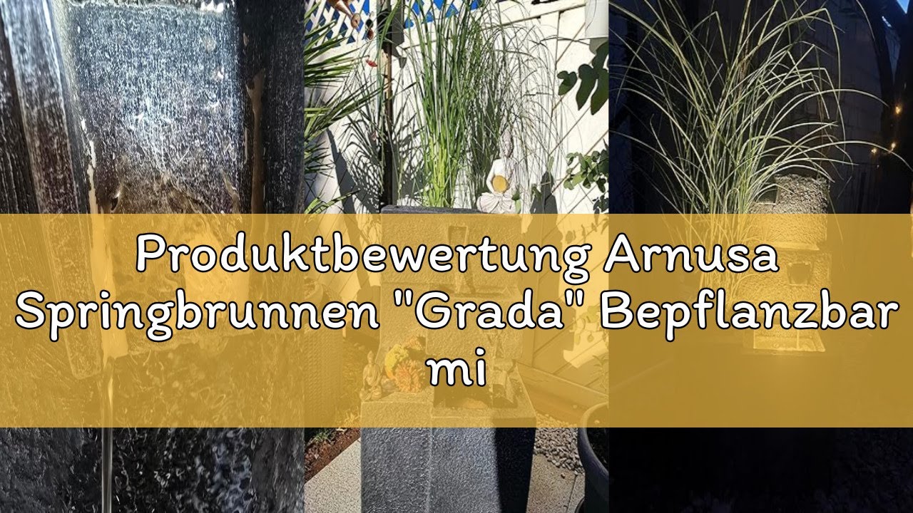 Produktbewertung Arnusa Springbrunnen 
