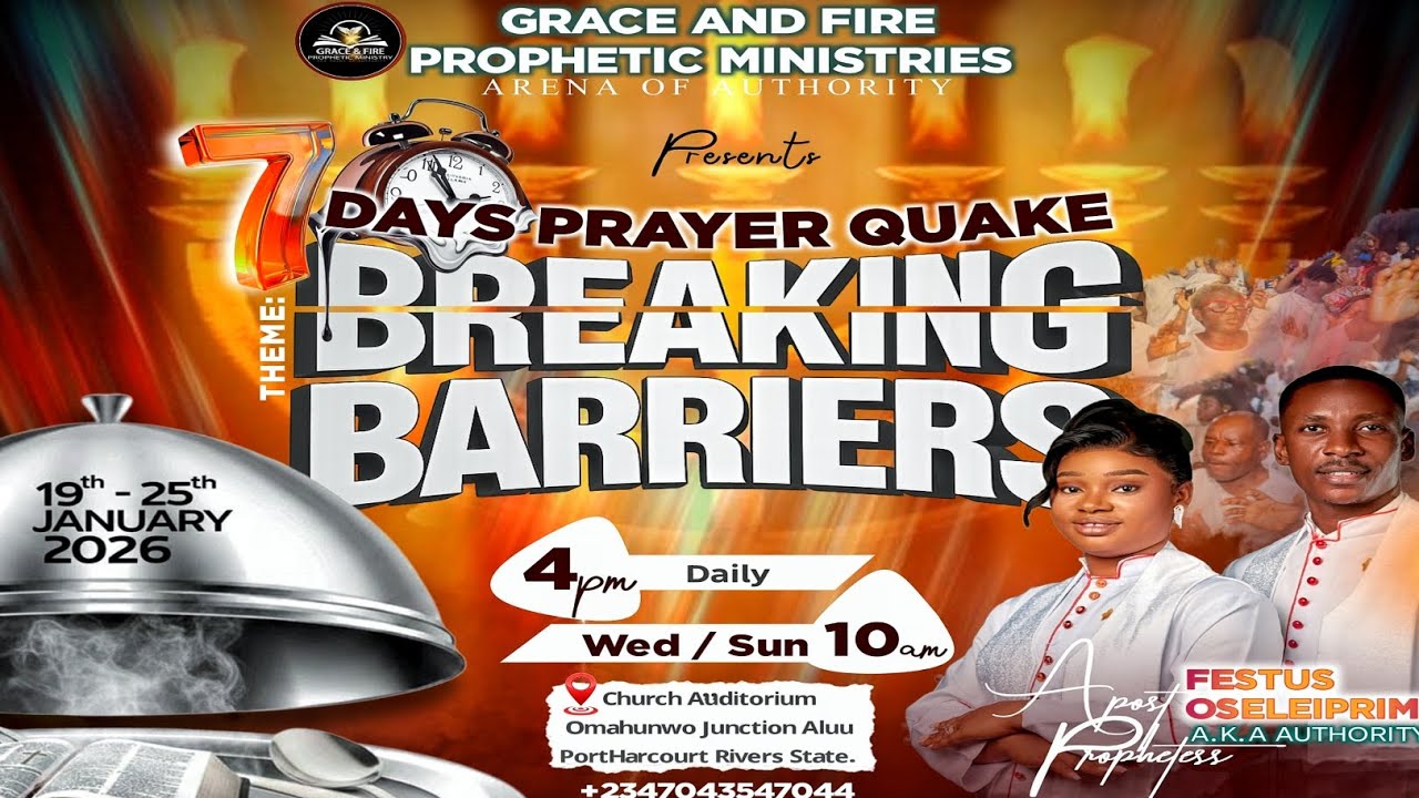 Don't miss out this PROPHETIC Declaration #GFPM #proheticword # YouTubeviral #africa #ministry 