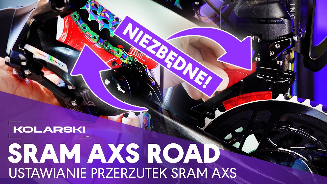 Zrób to jak należy! Sram AXS regulacja bez tajemnic! Krok po kroku.