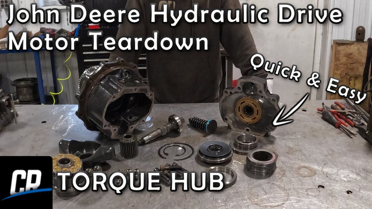 Disassembling the Hydraulic Motor Side of a John Deere Torque Hub Final Drive Motor
