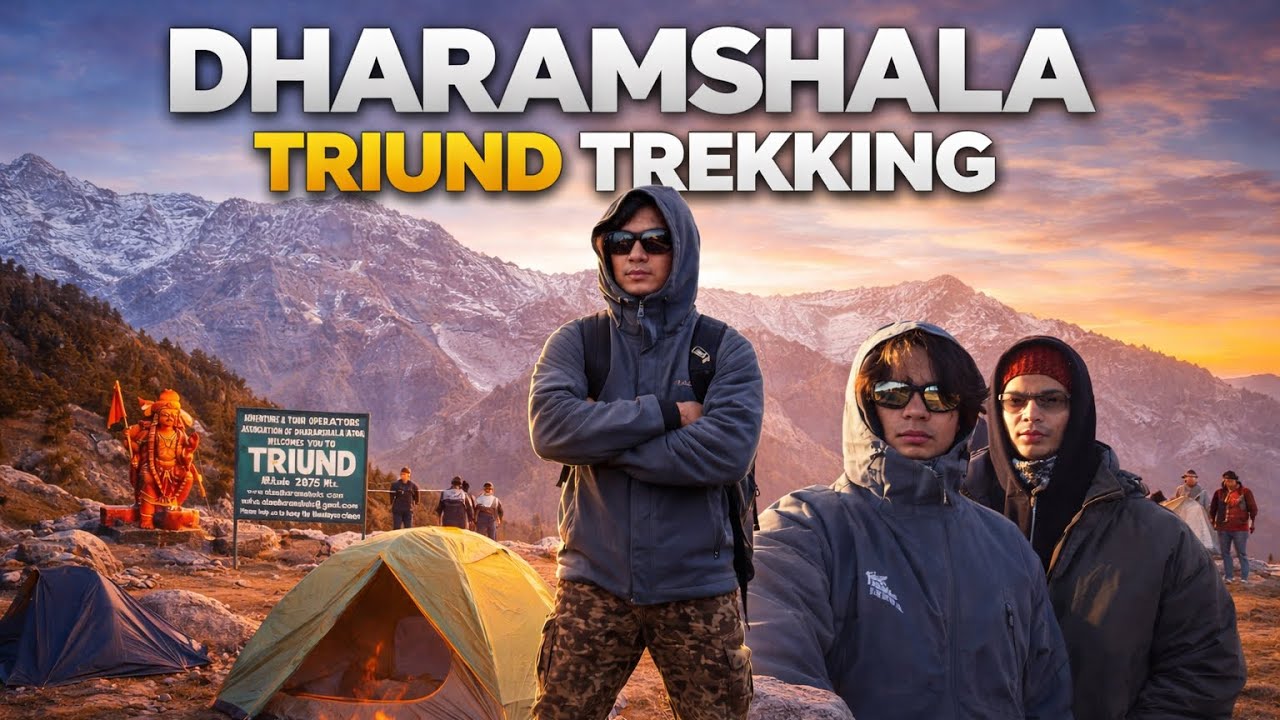 Triund Trek in Winters ❄️ | Dharamshala Hidden Paradise