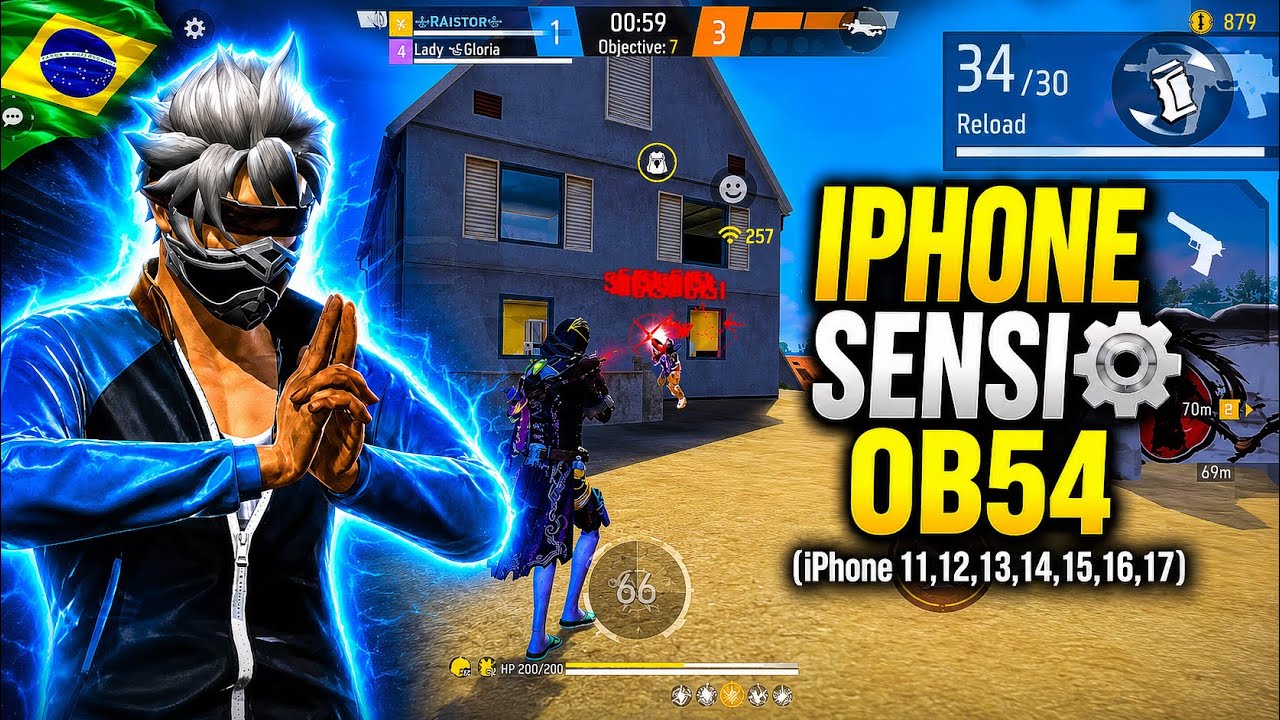 Лучшая чувствительность для хедшотов на iPhone 11 ⚙️ Полные настройки (DPI) в Free Fire OB54
