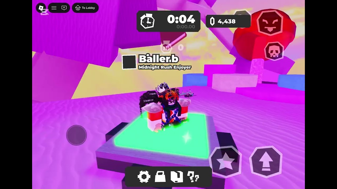 Me playing superstar racers on Roblox