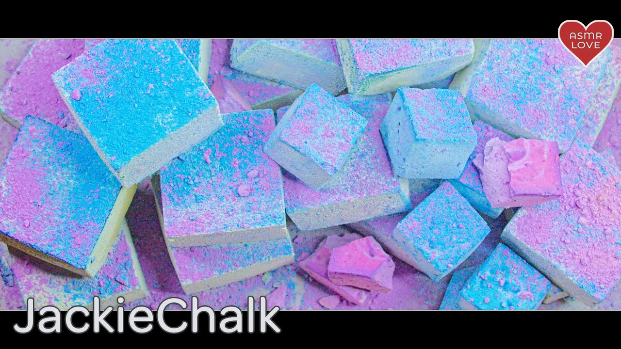 🟪🟦Satisfying Gym Chalk Crush | [JackieChalk ASMR S2E15]