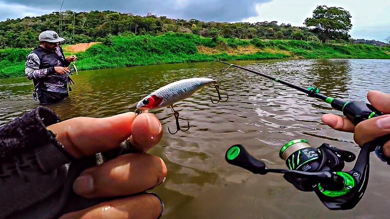 NÃO PESQUE AQUI SEM ESSA ISCA!!! DIA TODO PEGANDO PEIXE... Pescaria Ultralight