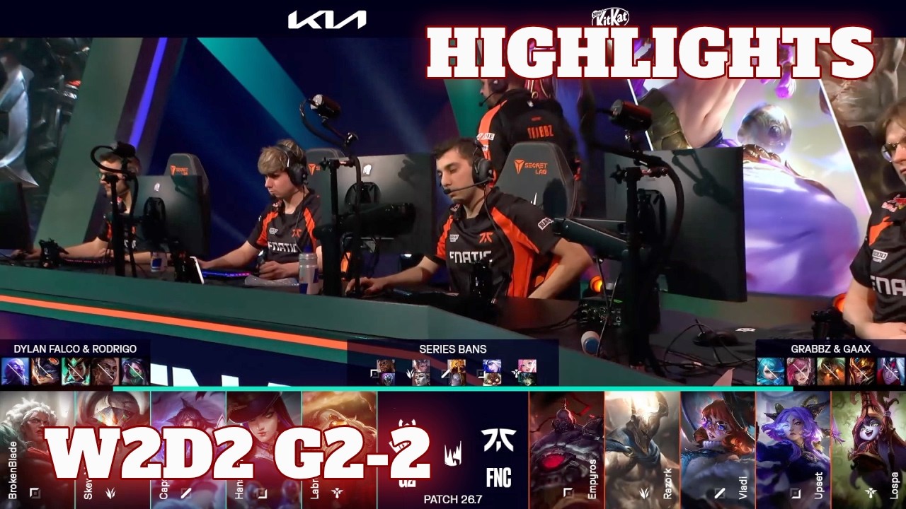 G2 vs FNC - Game 2 Highlights | Week 2 Day 2 LEC Spring 2026 | G2 Esports vs Fnatic G-2 W2D2