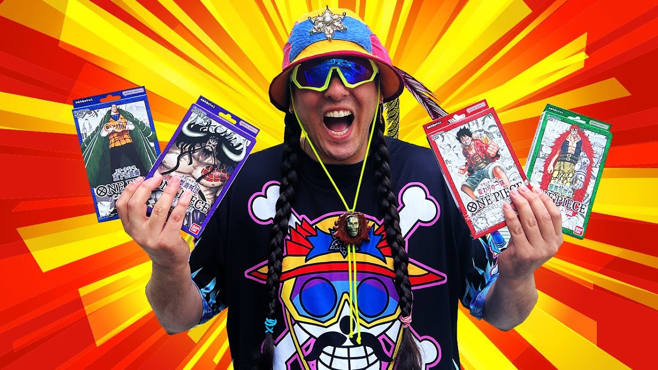 **ALL NEW** ONE PIECE STARTER DECKS!!! 2022 One Piece Card Game by Bandai
