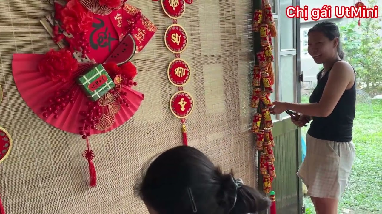 Ngày 27 Tết ở quê nhà Tư UtMini có gì ||chị gái UtMini 