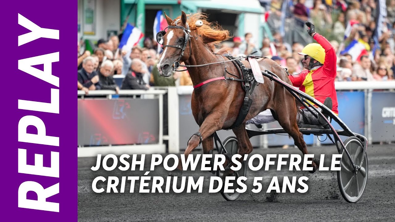 JOSH POWER S'OFFRE LE CRITÉRIUM DES 5 ANS