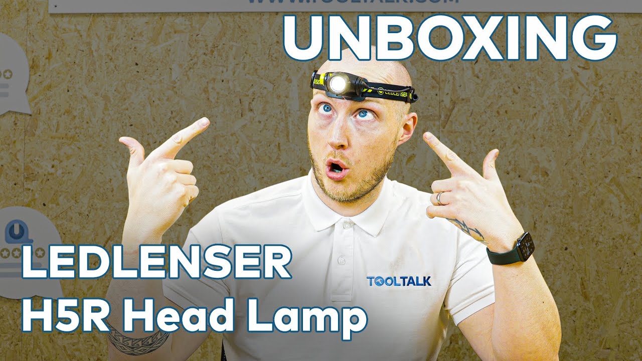 Ledlenser H5R WORK rechargeable headlamp Unboxing