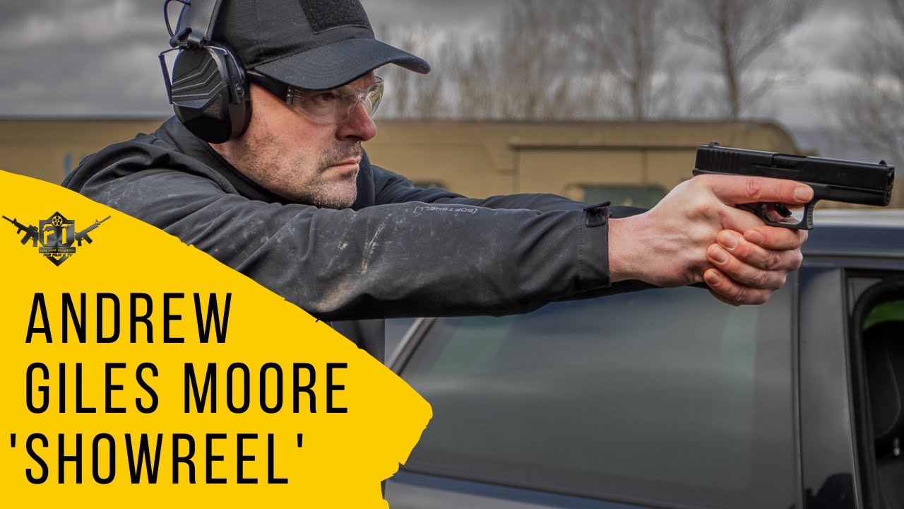 Andrew Giles Moore Showreel while on the Firearm Training for Film & TV ECSPC / NFA Course | FT4FT