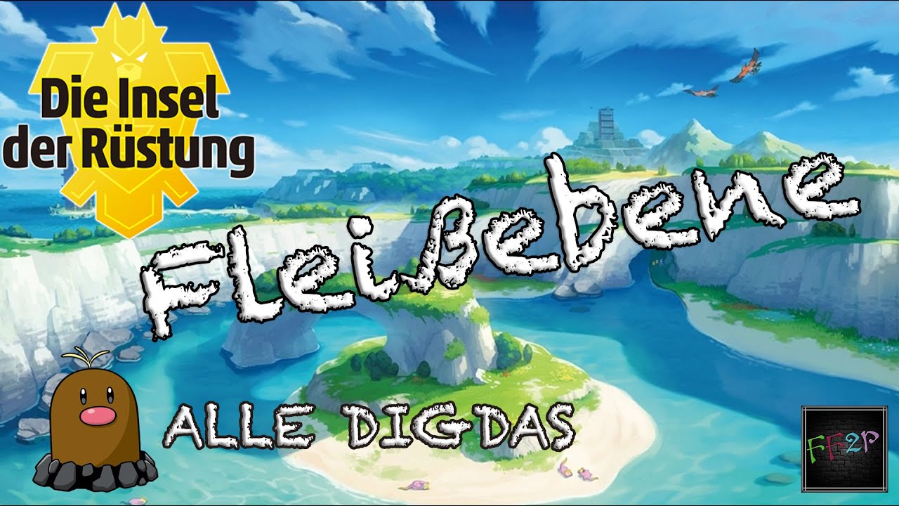 Pokémon Schwert/Schild | DLC Insel der Rüstung | alle Digdas | Fleißebene
