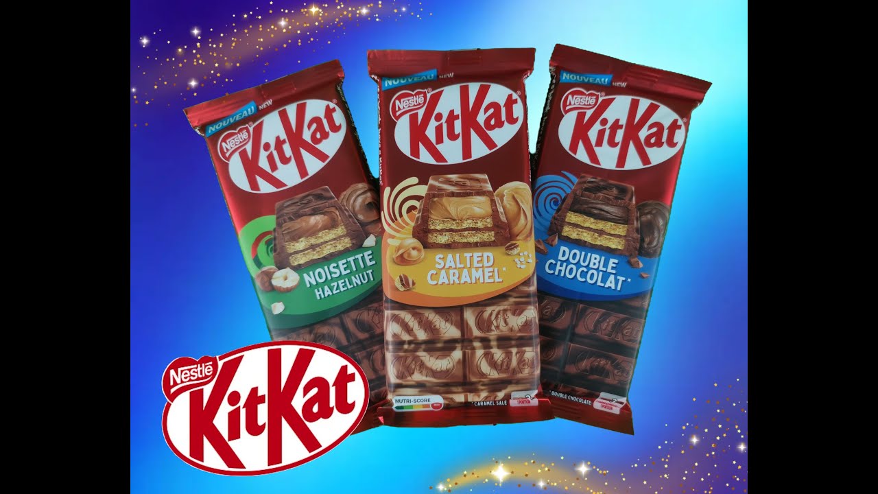 KitKat Noisette Hazelnut, Salted Caramel, Double Chocolat ASMR Unboxing, Test, Yummy 2026, Penny!