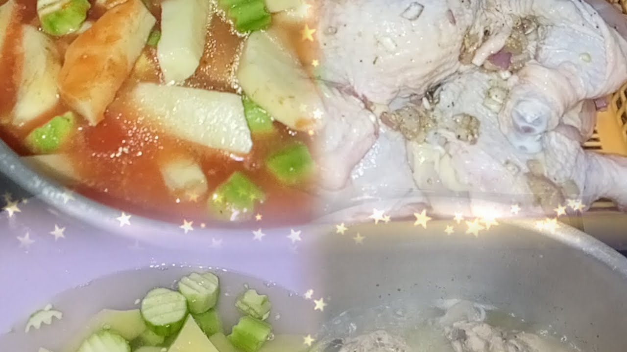 طريقة عمل أحلى صينية بطاطس بالكوسة مع شوربة فراخ رايقة وطعم حكاية! 🥘🍗