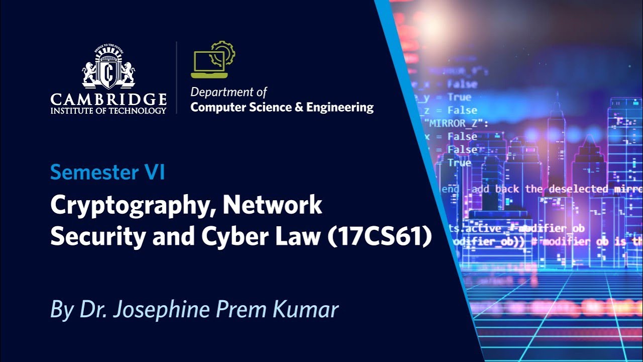 TKIP-CCMP, CNS, CSE Online Classes by Cambridge Institute of Technology